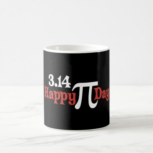 Mug Jour heureux 3,14 de pi - 14 mars (Centre)