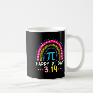 Mug Jour heureux arc-en-ciel 3.14 nombre professeur de