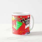 Mug Jour heureux de patron (Devant droit)