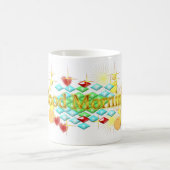 Mug Jour heureux et lumineux Bonjour (Centre)