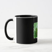 Mug Jour heureux - grenouille verte sur la feuille (Gauche)
