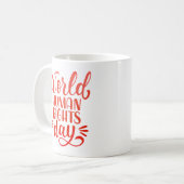 MUG JOUR MONDIALE DES DROITS DE L'HOMME (Devant gauche)