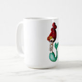 Mug Jour nautique de la sirène morte (Devant gauche)