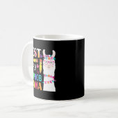 Mug Jour No Prob Llama Drôle Enseignant Test 2 (Devant gauche)