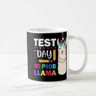 Mug Jour No Prob-llama Llama Test de l'enseignant Jour