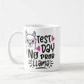 Mug Jour No Prob-llama Llama Test de l'enseignant Jour (Gauche)