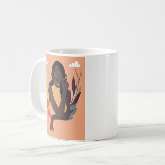 Mug Jour Noir de Concept Fun tiré à la main 2/3 (Devant gauche)