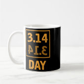Mug Jour Pi - 3,14 = Coïncidence À secteurs (Gauche)