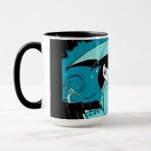 Mug Jour pluvieux dans le bleu (Gauche)