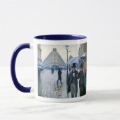 Mug Jour pluvieux de rue de Paris par Gustave (Gauche)