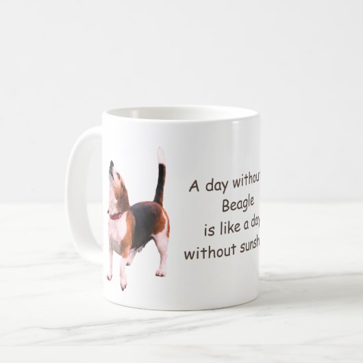 Mug Jour Sans Cuisine Beagle (Devant gauche)