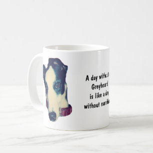 Mug Jour sans un Greyhound Mignon