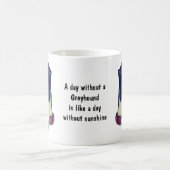 Mug Jour sans un Greyhound Mignon (Centre)
