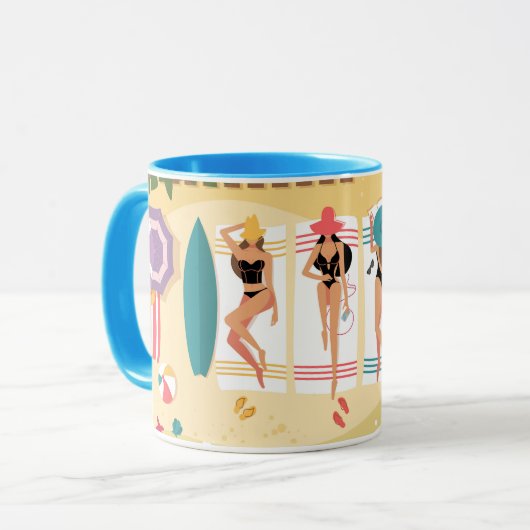 Mug Jour Sur La Plage (Devant gauche)