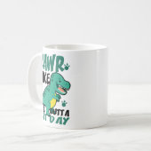 Mug Jour T-rex Funny Étudiant Enseignant Dinosaur Test (Devant gauche)