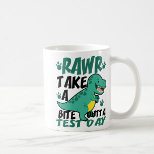 Mug Jour T-rex Funny Étudiant Enseignant Dinosaur Test