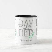 Mug Jour Trader et Cryptodevises Stock Exchange (Centre)
