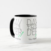 Mug Jour Trader et Cryptodevises Stock Exchange (Devant gauche)