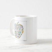 Mug Jour trois - Griffonnage doux (Devant gauche)