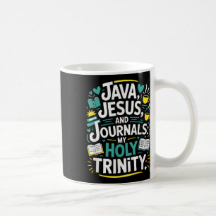 Mug Journal Coffee Jésus Amoureux des Livres Chrétiens