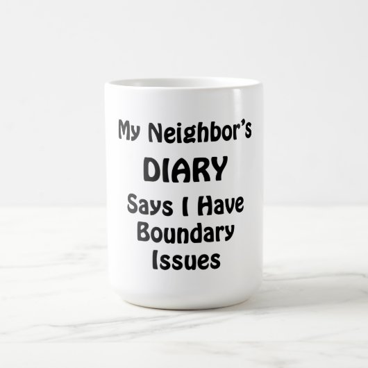 Mug Journal de mon voisin (Centre)