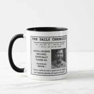 Mug Journal personnalisé Photo Anniversaire Retraite