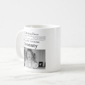Mug Journal pour 70e anniversaire (Devant gauche)