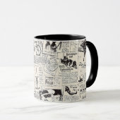 Mug Journal vintage (Devant droit)