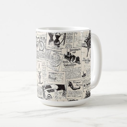 Mug Journal vintage (Devant droit)
