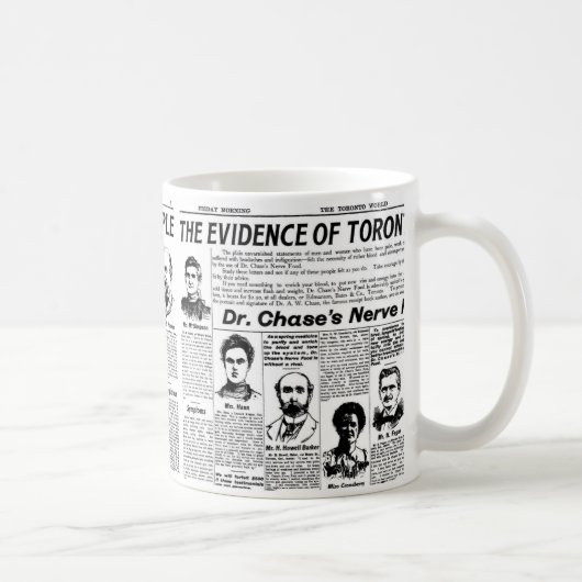 Mug Journal vintage du Toronto (Droite)