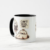 Mug Journalisation de mignons poulets - "Can't Heal Th (Devant gauche)
