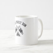 Mug Journalistes Courir, Forêt, Exécuter (Devant droit)