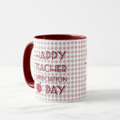 Mug Journée d'appréciation de l'enseignant (Devant gauche)