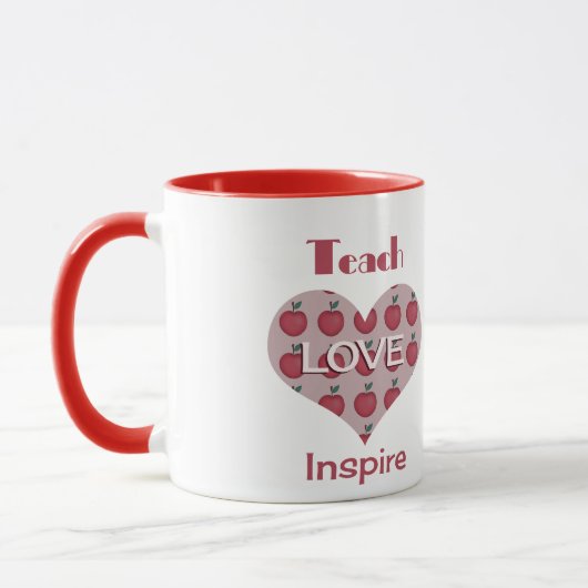 Mug Journée d'appréciation de l'enseignant (Gauche)