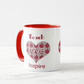 Mug Journée d'appréciation de l'enseignant (Devant gauche)