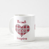 Mug Journée d'appréciation de l'enseignant (Devant gauche)