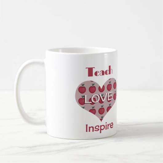 Mug Journée d'appréciation de l'enseignant (Gauche)