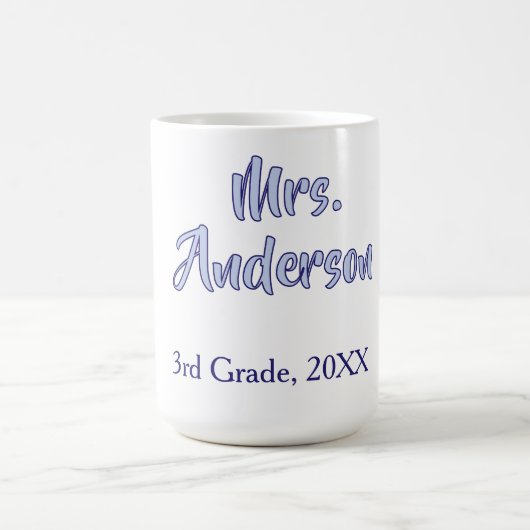 Mug journee d'appréciation des professeurs mrs anderso (Centre)