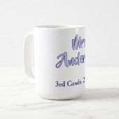 Mug journee d'appréciation des professeurs mrs anderso (Devant gauche)