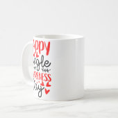 Mug Journée de la conscience du célibat heureux - Anti (Devant gauche)