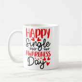 Mug Journée de la conscience du célibat heureux - Anti (Gauche)