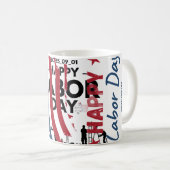 Mug JOURNÉE DE LA MAIN-D'OEUVRE Classique (Devant droit)