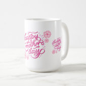 MUG JOURNÉE DE LA MÈRE TENDANCE DESIGN (Devant droit)