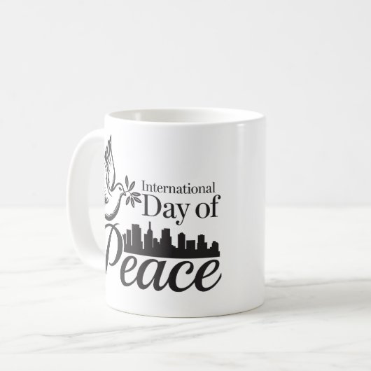 Mug Journée de la paix (Devant gauche)