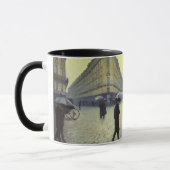 Mug Journée de la Pluie de Paris par Gustave Caillebot (Gauche)