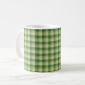 Mug Journée de la Saint Patrick à Plaid Vert (Devant gauche)