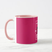 Mug Journée de mariage des filles gays (Gauche)