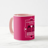 Mug Journée de mariage des filles gays (Devant gauche)