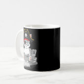 Mug Journée de Pi Mathématiques Chat Nerd Mathématique (Devant gauche)