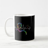 Mug Journée de sensibilisation à tous les problèmes de (Gauche)